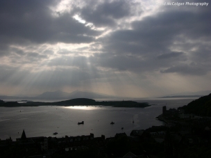 Sound of Mull from McCaig's Folly, Oban